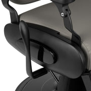 Barber chair Gabbiano Francesco grey with a black base