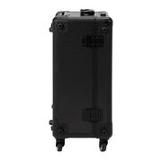 Plus Black Portable Makeup Station With LED Mirror & Bluetooth Speakers