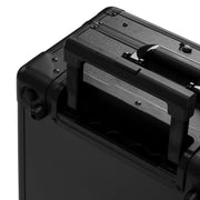 Plus Black Portable Makeup Station With LED Mirror & Bluetooth Speakers