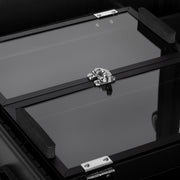 Plus Black Portable Makeup Station With LED Mirror & Bluetooth Speakers