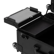 Plus Black Portable Makeup Station With LED Mirror & Bluetooth Speakers