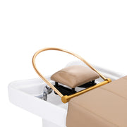Gabbiano Head Spa 017B Hair Washing Bed Beige