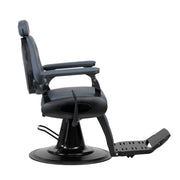 Barber's Chair Gabbiano Francesco Graphite With A Black Base Second Class