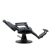 Barber's Chair Gabbiano Francesco Graphite With A Black Base Second Class