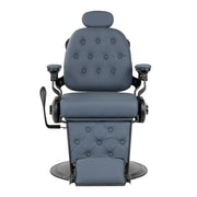 Gabbiano Francesco Graphite Barber Chair With Brushed Frame - Second Class