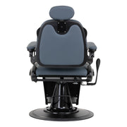 Gabbiano Francesco Graphite Barber Chair With Brushed Frame - Second Class