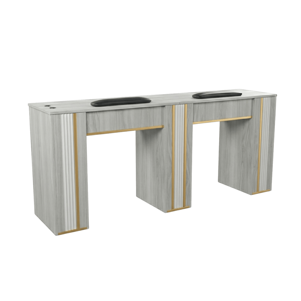 GrayGold Nail Double Table
