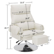 Beauty Salon Chair, Reclining Esthetician Chair for Facial, Eyelash Extension, Eyebrows, Tattoo – Model 8105