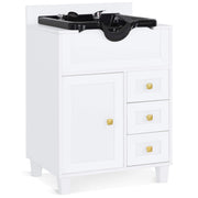 Barber Textured Embossed Storage Shampoo Station, Hair Salon Shampoo Backwash Equipment 7131