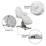 Barber Electric Massage Bed with One Motor for Height, Beauty Tattoo Chair, Salon Facial Adjustable Bed 0100