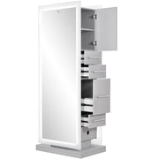 Magic Double LED Lighted Styling Station Silver Gray DIR