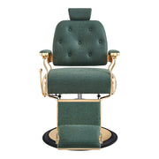 Cavalier Golden Barber Chair Vintage Green DIR