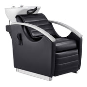 Bella V Reclining Massage Salon Backwash Chairs Black DIR