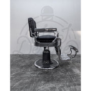 Vintage Round Seat Koken - Chrome on Nardo Gray