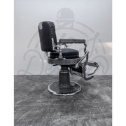 Vintage Round Seat Koken - Chrome on Nardo Gray