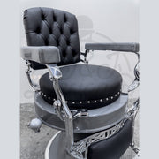Vintage Round Seat Koken - Chrome on Nardo Gray