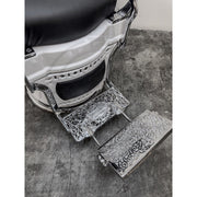 Vintage Koken Barber Chair - Chrome on White