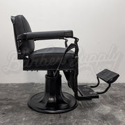 Vintage Koken Barber Chair - Black on Black