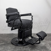 Vintage Koken Barber Chair - Black on Black