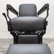 Vintage Koken Barber Chair - Black on Black
