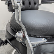 Vintage Theo A Kochs Barber Chair - Super Chrome Paint