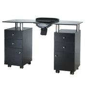 Manicure Table + HoodBD-3453+P BLACK
