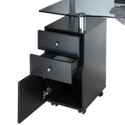 Manicure Table + HoodBD-3453+P BLACK