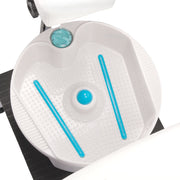 Pedicure chair with foot massager BR-2301 white