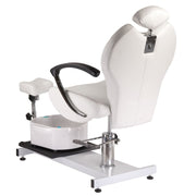 Pedicure chair with foot massager BR-2301 white