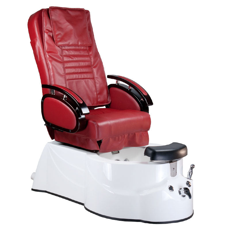 Pedicure chair with massage BR-3820D Burgundy