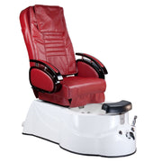 Pedicure chair with massage BR-3820D Burgundy