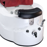 Pedicure chair with massage BR-3820D Burgundy