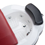 Pedicure chair with massage BR-3820D Burgundy