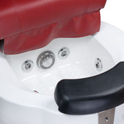 Pedicure chair with massage BR-3820D Burgundy