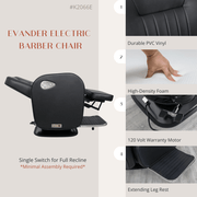Evander Electric Barber Chair