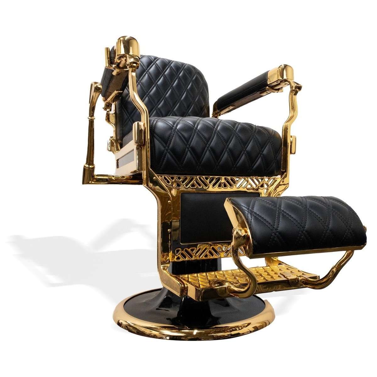 Custom Koken Barber Chair Model No. 735 - 24K GOLD
