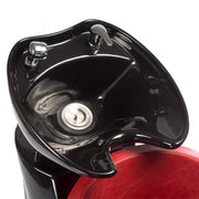 Hair washing station Paolo BH-8031 red