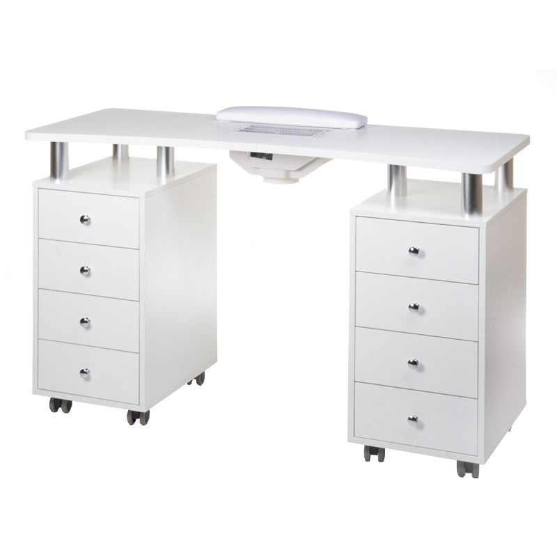 Manicure table + dust extractor BD-3425+P WHITE