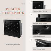 Puckered Reception Desk