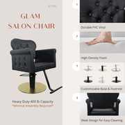 Glam Salon Chair