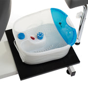 Pedicure chair with foot massager BR-2301 gray