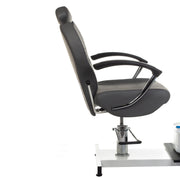 Pedicure chair with foot massager BR-2301 gray