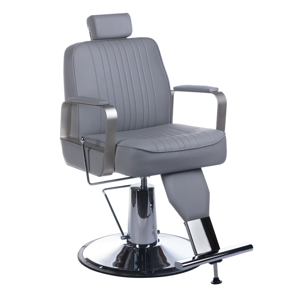 Barber Chair HOMER BH-31237 Light Gray