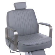 Barber Chair HOMER BH-31237 Light Gray