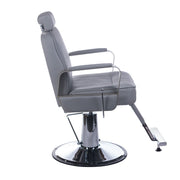 Barber Chair HOMER BH-31237 Light Gray
