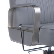 Barber Chair HOMER BH-31237 Light Gray