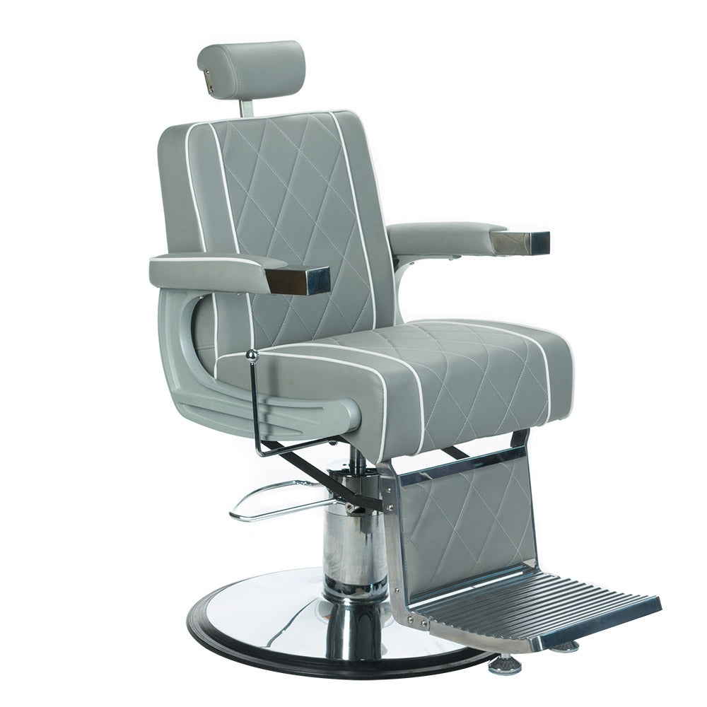 Light Gray Barber Chair ODYS BH-31825M