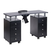 Manicure Table + dust extractor BD-3425+P BLACK