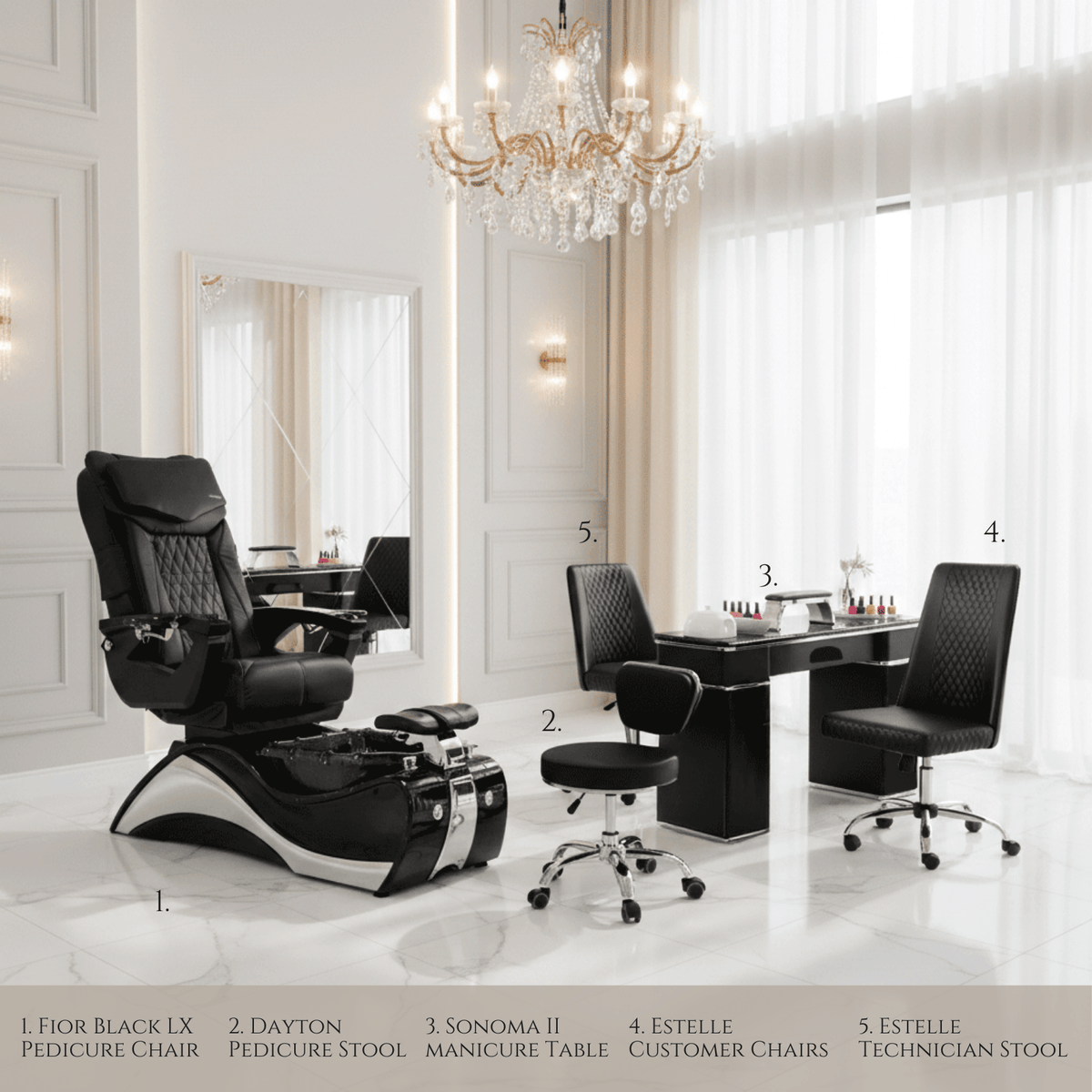 FIOR 5 Set Package - Black