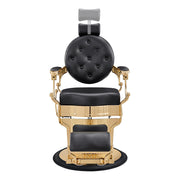Princeton Gold Barber Chair - Black DIR